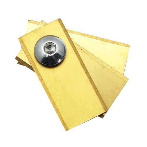 30 Stück Ersatzklingen For Rasenroboter, Rostfreier Rasenmäherschneider, Kompatibel Mit MIIMO, Rasenmäherklinge Mit Einzelloch, Rasenmäherwerkzeuge(Golden) von DSXPZBGED