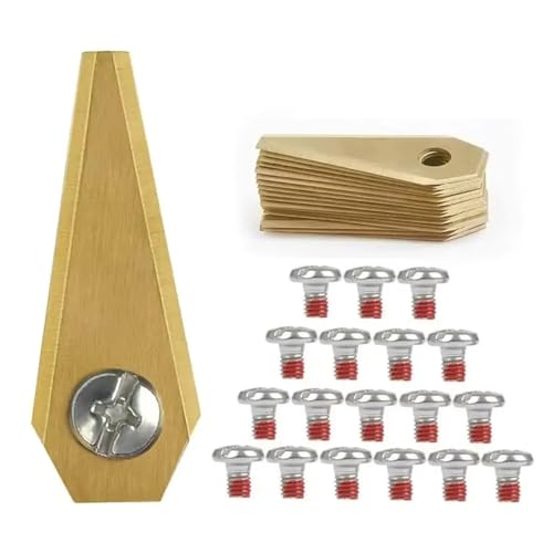 9/18-teiliges Ersatzmesser For Rasenroboter, 49 X 19 X 1 Mm, Rostfrei, Langlebig, Rasenmähermesser, Kompatibel Mit Bosch, Kompatibel Mit Indego, Einfach Zu Installierendes Gartenwerkzeug(18PCS) von DSXPZBGED