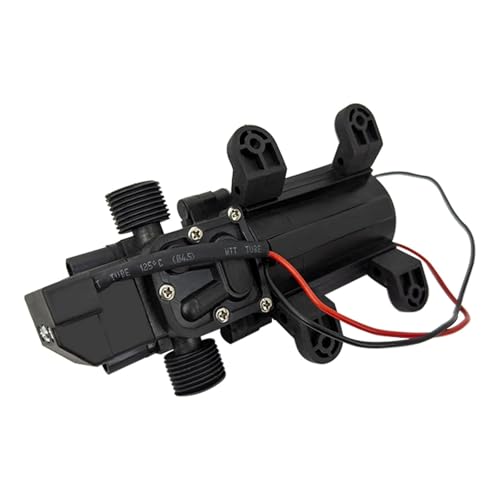 DC12V 120PSI 60W 5L/min Hochdruck-Membranpumpe Mini Elektrische Selbstansaugende Pumpe For Sprühen Von Wasserwaschmaschinen(Mode B) von DSXPZBGED