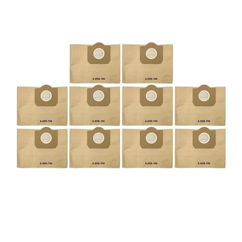 Ersatz-Staubbeutelfilter, Kompatibel Mit Kärcher, MV3 WD3 WD3200 WD3300 A2204 A2656 WD3.500P SE4001 SE4002 Staubsaugerteile(10PCS) von DSXPZBGED