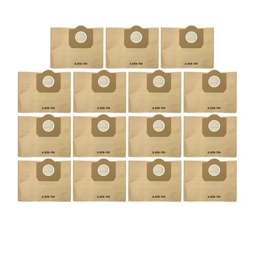 Ersatz-Staubbeutelfilter, Kompatibel Mit Kärcher, MV3 WD3 WD3200 WD3300 A2204 A2656 WD3.500P SE4001 SE4002 Staubsaugerteile(15PCS) von DSXPZBGED