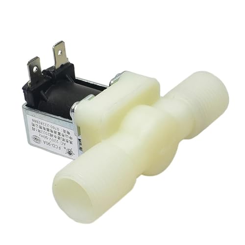 FCD-90A Waschmaschine Wassereinlassventil Magnetventilschalter Doppelkopf Gebundene Außenzähne Gerade 4 Anschlüsse DC12V/AC220V(FCD-90A AC220V) von DSXPZBGED