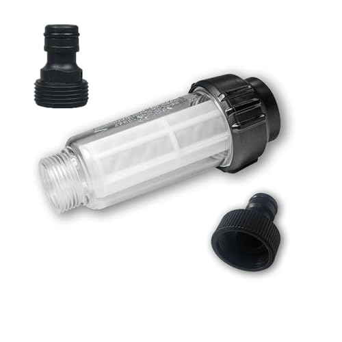 Hochdruckreiniger-Wasserfilter, Kompatibel Mit Karcher, K2, K3, K4, K5, K6, K7, G 3/4 Zoll, Wasserfilter, Auto-Hochdruckreiniger-Zubehör(Set 3) von DSXPZBGED