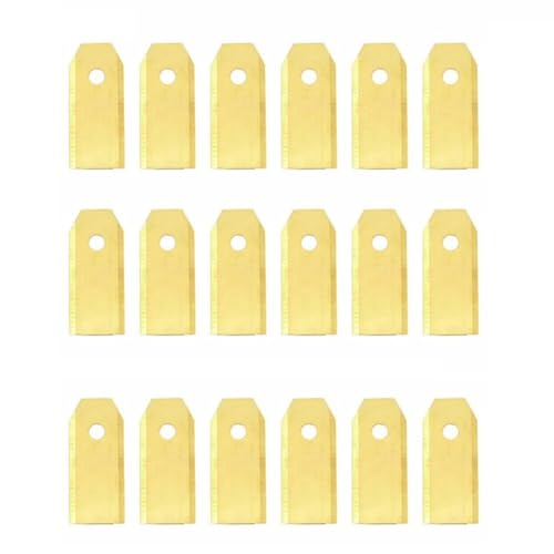 Mit 43 Mm Edelstahlklingen For Mähroboter(18pcs gold) von DSXPZBGED