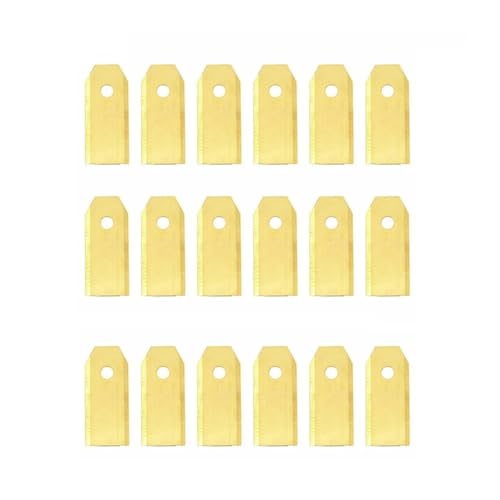 Mit 43 Mm Edelstahlklingen For Mähroboter(18pcs gold) von DSXPZBGED
