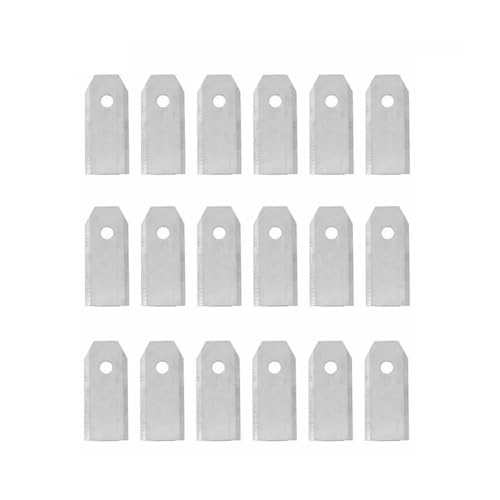 Mit 43 Mm Edelstahlklingen For Mähroboter(18pcs sliver) von DSXPZBGED