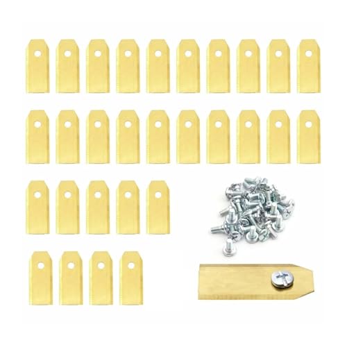 Mit 43 Mm Edelstahlklingen For Mähroboter(30pcs gold) von DSXPZBGED