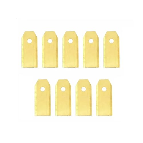 Mit 43 Mm Edelstahlklingen For Mähroboter(9pcs gold) von DSXPZBGED