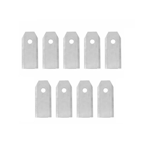 Mit 43 Mm Edelstahlklingen For Mähroboter(9pcs sliver) von DSXPZBGED