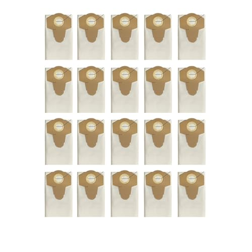 Passend, Kompatibel For Einhell/TC-VC1820/Kompatibel For Parkside, PNTS 1250 PNTS 1250/9 PNTS 1300 PWD 12 A1 Zubehör Vlies-Staubbeutel(20PCS) von DSXPZBGED