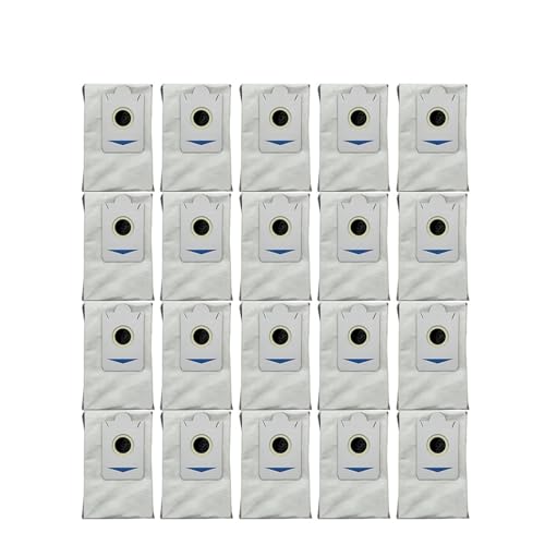 Staubbeutel, Kompatibel Mit Ecovacs, Kompatibel Mit Debot, X2/X2 Omni/X2 Pro/t30s Pro/X5 OMNI Roboterstaubsauger, Beutelzubehör, Müllbeutel, Austauschbare Ersatzteile(20pcs) von DSXPZBGED