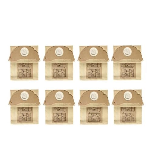 Staubbeutel, Kompatibel Mit Karcher, WD2250 A2004 A2054 MV2 WD2 Roboter-Staubsaugerteile, Müllbeutel, Papiertüten, Ersatzzubehör(8PCS) von DSXPZBGED