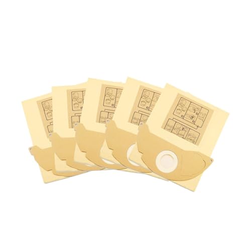 Staubsauger Papier Staubbeutel Filter Tasche, Kompatibel For Karcher, SE 5,100 SE 6,100 2501 2601 3001 EINE 2120 NT 181 Pro SE 2001 SE 3001(5PCS) von DSXPZBGED