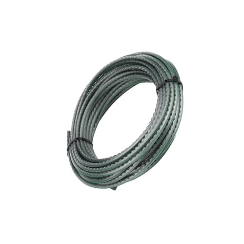 Trimmerfaden 0,13 Zoll Sägezahn-Nylonfaden Trimmerkopf Freischneider Trimmerseil Rasenmäherzubehör Gartengeräte(10Mx3.2MM (1pc)) von DSXPZBGED
