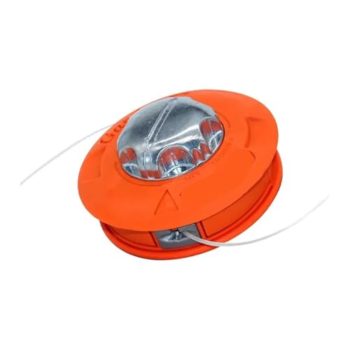 Universal M10 Aluminium Nylon Bürstenmäher Bump Spool Rasentrimmer 2 Linien Cutter Kopf Faden Linie String Saw Strimmer Garten(Red-1Pc) von DSXPZBGED