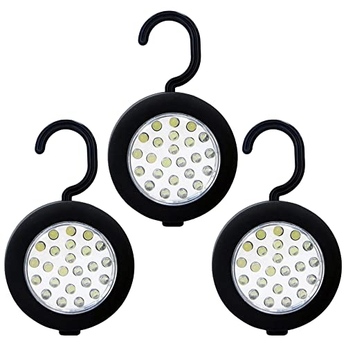 24 LED Work Light Runde Magnetic Integral-Taschenlampe mit Haken und Magnet-Set, 3-er Pack 24 LED Work Light Runde Magnetic Integral-Taschenlampe mit Haken und Magnet-Set, 3-er Pack von DSYJ