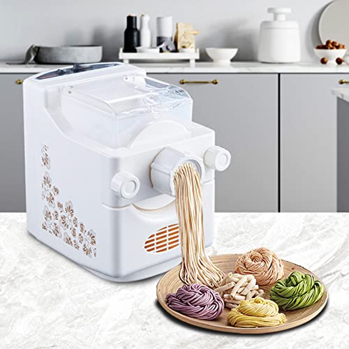 180W 220V Nudelmaschine DSYOGX Elektrische Pasta Maker Vollautomatisch Pastamaker 500g Kapazität Küche Haushalt Pastamaschine Multifunktionsmaschine, Weiß von DSYOGX