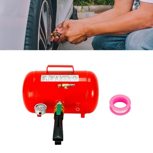 DSYOGX 20L Tire Inflator Professioneller Reifenfüller Airbooster Reifen Booster Schockfüller Luftkanone Montage Befüllhilfe für die Aufpumpung von verschiedener Reifen und Vakuumreifen von DSYOGX