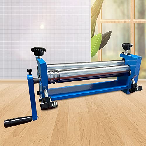 DSYOGX Biegemaschine SJ 300 Sickenmaschine 3-Walzen Rundbiegemaschine Tragbare Walzenbiegegerät Manuell Rohrbiegemaschine Sicken Biegen Blech Blechbiegen Blechbiegemaschinen für Drähte, Rohre von DSYOGX
