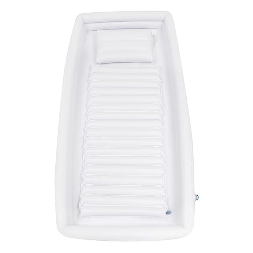 DSYOGX - Erwachsene Aufblasbare Badewanne, Tragbare Aufblasbare Duschbadewannen-Kits für Behinderte, ältere Menschen, bettlägerige Patienten, Rollstuhlfahrer, 195x90x22cm von DSYOGX