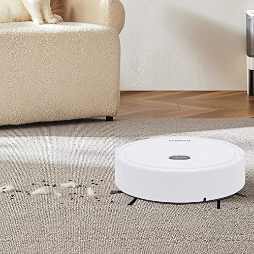 DSYOGX Saugroboter Staubsauger Roboter Kehrroboter mit Wischfunktion Absaugstation 500PA für Büro, Bibliothek, Friseur, Tierladen von DSYOGX