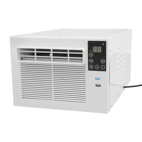 DSYOGX Tragbares Mini-Klimaanlage, AC 220V 280W Mobile Kühlgerät, Kompaktes Geräuscharm Cool Fensterkühler Klimagerät für Schlafzimmer, Höhlen, mit Timer-Funktion (bis zu 12 Stunden) von DSYOGX