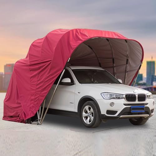 DSYYNAY Faltbare Garage, verbesserte mobile Garage, einziehbar, robust, Schattenschutz für den Außenbereich, LKW, Boot, SUV, 18 x 8,2 x 7,6 m DSYYNAY Faltbare Garage, verbesserte mobile Garage, einziehbar, robust, Schattenschutz für den Außenbereich, LKW, Boot, SUV, 18 x 8,2 x 7,6 m von DSYYNAY