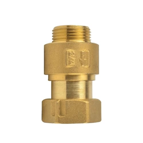 DSZUJTYROP 1/2" BSP Male to Female Thread Water Meter Valve One Way Check Valve von DSZUJTYROP