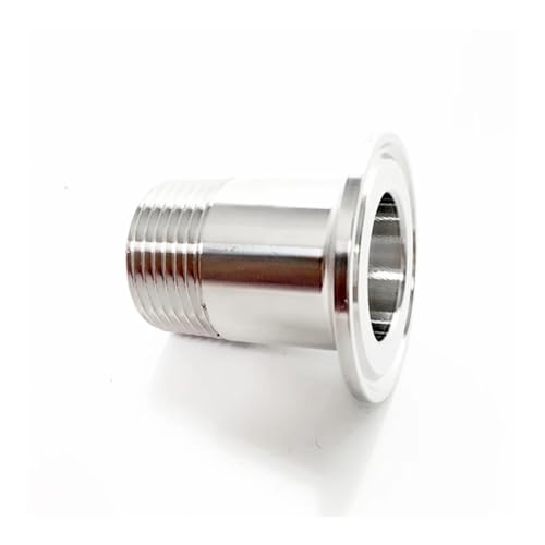DSZUJTYROP 1/4" BSPT Male x 1" Tri Clamp SUS 304 Stainless Steel Coupler Fitting Homebrew Beer DSZUJTYROP 1/4" BSPT Male x 1" Tri Clamp SUS 304 Stainless Steel Coupler Fitting Homebrew Beer von DSZUJTYROP