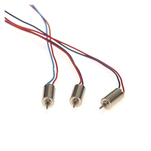 DSZUJTYROP 10pcs 0408 Coreless Electronic Starter Ultrahigh Speed DC 3V 3.7V 58000RPM 4mm*8mm 408 Motors Engine RC Drone Airplane Motor von DSZUJTYROP