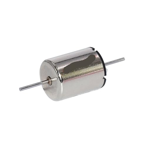 DSZUJTYROP 1215 12mm*15mm Small Coreless Dual Shaft Axis DC Electronic Starter 6V 9V 12V 17000rpm High Speed RC Rail Train Engine Motor von DSZUJTYROP
