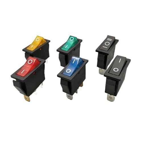 DSZUJTYROP 1PC KCD3 ON-Off 2 Position 3 Pin Power Rocker Switch 16A 250VAC/ 20A 125VAC 35 * 31 * 14 von DSZUJTYROP