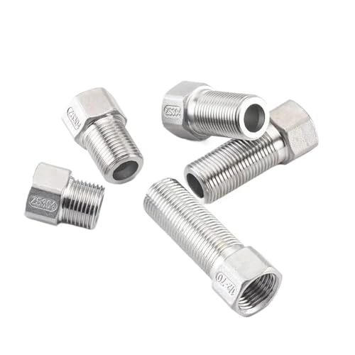 DSZUJTYROP 1pc 304 Stainless Steel 1/2" BSP Female Male Thread Extend Joint Length 70mm for Pipes von DSZUJTYROP