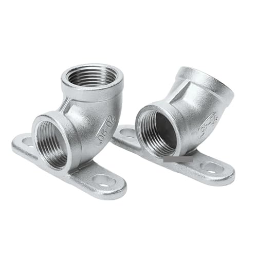 DSZUJTYROP 1pc 304 Stainless Steel 45 Degree Elbow Female Threaded 1/2" BSP Butt Joint for Plumbing Fittings von DSZUJTYROP