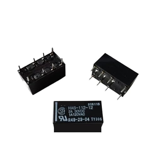 DSZUJTYROP 1pcs/Lot Relay:HAS-112-12 12V 8pins Signal Relay von DSZUJTYROP