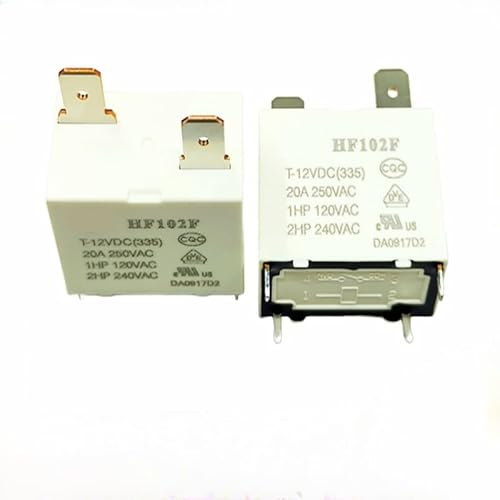 DSZUJTYROP 1pcs/Lot Relay:HF102F T-12VDC(335) 20A Relay for air Conditioning Water Heater von DSZUJTYROP