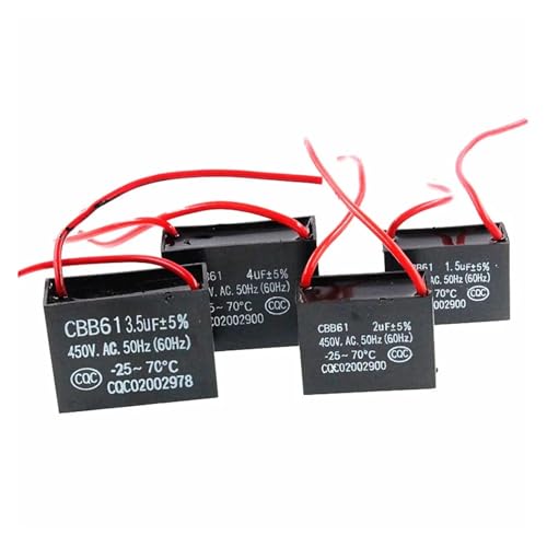 DSZUJTYROP 1pcs 450V 1.8uF 1.8mF CBB61 Electronic Starter Start Run Fan Capacitor von DSZUJTYROP