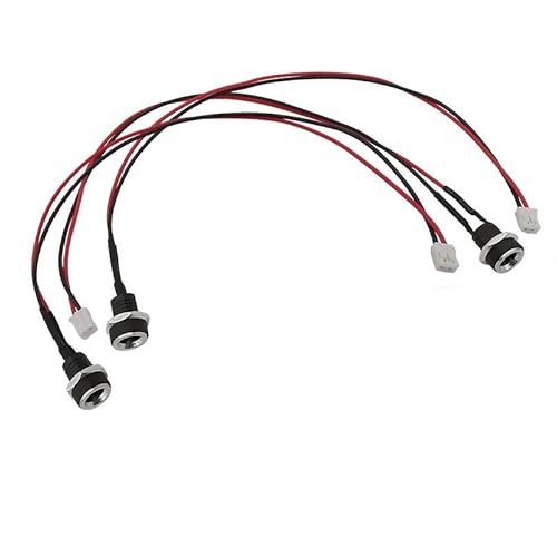 DSZUJTYROP 20CM 5.5x2.1mm DC-022B DC Power Female Jack Charing Socket Panel Wire Connector to JST PH2.0mm 2P Male Cable Adapter(One Size) von DSZUJTYROP