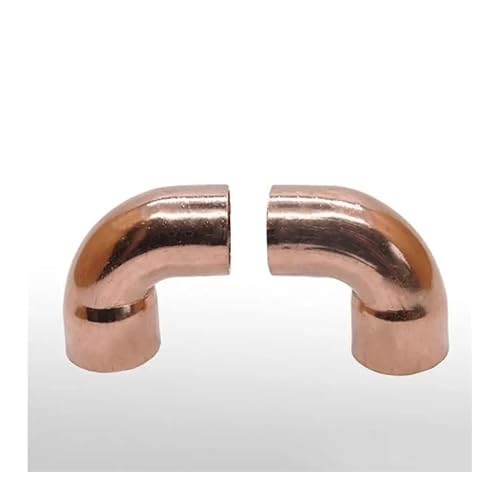 DSZUJTYROP 22.2mm ID x 22.2mm OD x 1.2mm Thickness Copper 90 Elbow Short Radius Scoket Weld End Feed Coupler Plumbing Fitting Water Gas Oil von DSZUJTYROP