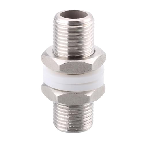 DSZUJTYROP 304 Stainless Steel Lock Pipe Fitting 3/4" BSP x 80mm Length DN15 for Water Tank Aquarium von DSZUJTYROP