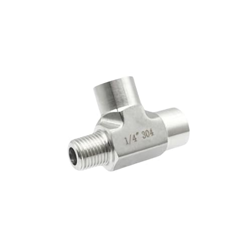 DSZUJTYROP 304 Stainless Steel Pipe Fitting Connector 3/8" BSP Tee Male-Female-Female 3-Ways DSZUJTYROP 304 Stainless Steel Pipe Fitting Connector 3/8" BSP Tee Male-Female-Female 3-Ways von DSZUJTYROP