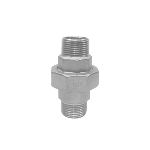 DSZUJTYROP 304 Stainless Steel Union Joint Coupling 1/4" BSP Male Thread Cast Pipe Fitting DSZUJTYROP 304 Stainless Steel Union Joint Coupling 1/4" BSP Male Thread Cast Pipe Fitting von DSZUJTYROP