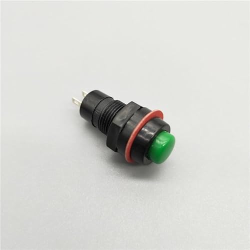 DSZUJTYROP 6Pcs 12mm DS-213 Self-Reset Green Push Button Switch 1A 250V AC 2PIN DSZUJTYROP 6Pcs 12mm DS-213 Self-Reset Green Push Button Switch 1A 250V AC 2PIN von DSZUJTYROP