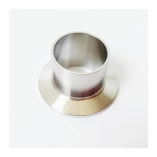 DSZUJTYROP 89mm Pipe OD 3.5" Tri Clamp 28.6mm Height SUS 304 Stainless Auto Butt Weld Ferrule Fitting Home Brewing Beer von DSZUJTYROP