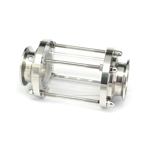 DSZUJTYROP Fit Tube OD 51mm Tri Clamp 2" 304 Stainless Steel Fitting Flow Sight Glass for Homebrew DSZUJTYROP Fit Tube OD 51mm Tri Clamp 2" 304 Stainless Steel Fitting Flow Sight Glass for Homebrew von DSZUJTYROP