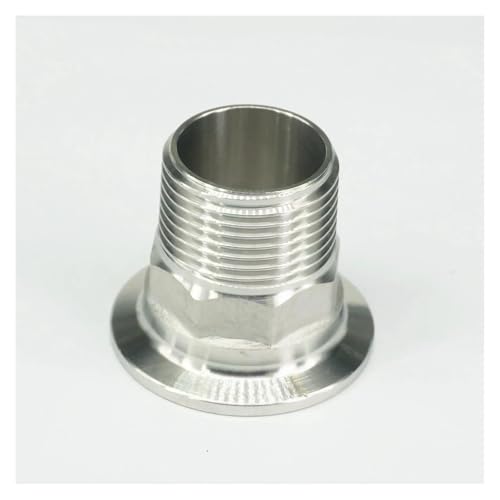 DSZUJTYROP Hex Nut 1" BSP Male x 1.5" Tri Clamp 304 Stainless Steel Pipe Fitting Connector for Home Brew DSZUJTYROP Hex Nut 1" BSP Male x 1.5" Tri Clamp 304 Stainless Steel Pipe Fitting Connector for Home Brew von DSZUJTYROP