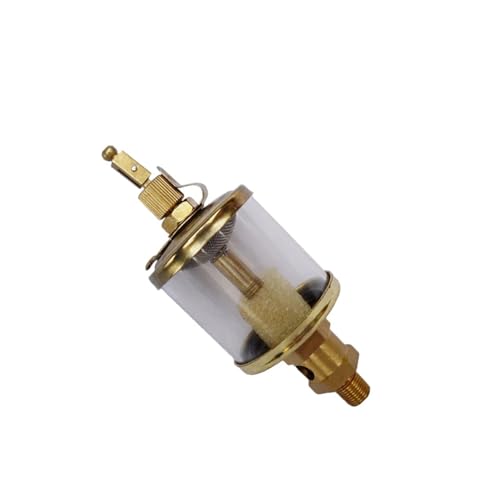 DSZUJTYROP M14x1.5 Metric Male Thread Copper Plating Oil Cup Sight Gravity Drip Feed Oiler 25ML von DSZUJTYROP