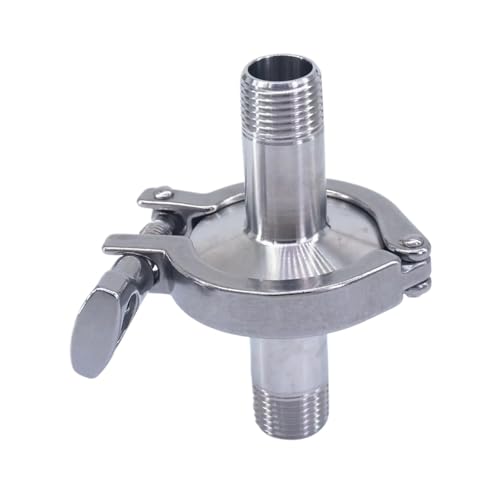DSZUJTYROP Set Ferrule Fitting +Clamp+Gasket 1" NPT Male -1.5" Tri Clamp 304 Stainless DSZUJTYROP Set Ferrule Fitting +Clamp+Gasket 1" NPT Male -1.5" Tri Clamp 304 Stainless von DSZUJTYROP