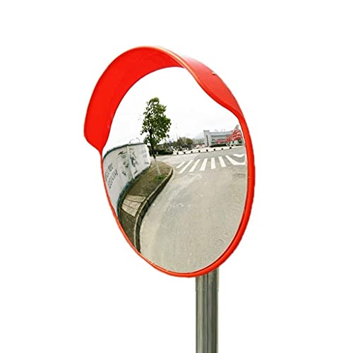 60CM / 80CM / 100CM Verkehrssicherheitsspiegel, bruchsicherer konvexer Spiegel Langlebiger, langlebiger konvexer Sicherheitsspiegel aus Kunststoff (60CM) von DSeenLeap