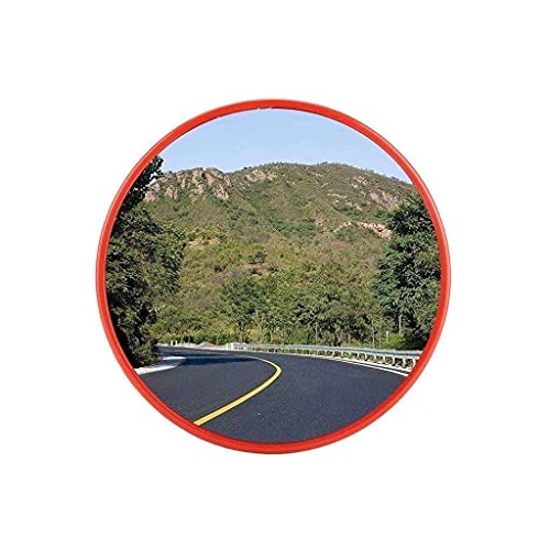 80CM Convex-Konvex-Sicherheitsspiegel, konvexer konvexer Verkehrstodewinkel Konvexer Konvexspiegel für Verkehrssicherheit Kunststoff Weitwinkelobjektiv (75CM) von DSeenLeap